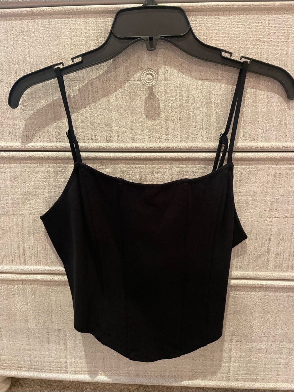 bp Black Spaghetti Strap Cami Top